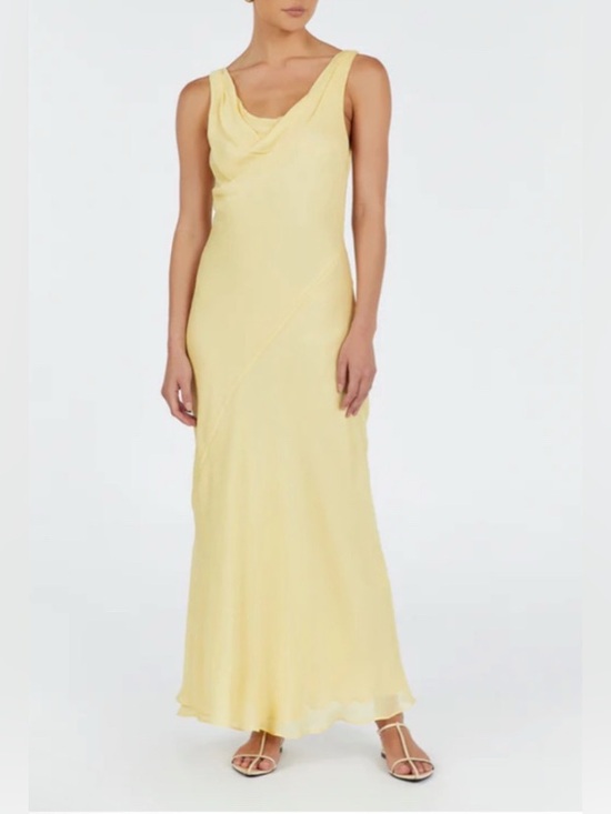 DISSH Dresses & Skirts - NWT DISSH Johnny Lemon Cowl Neck Midi Dress Size AU 8/US 4
